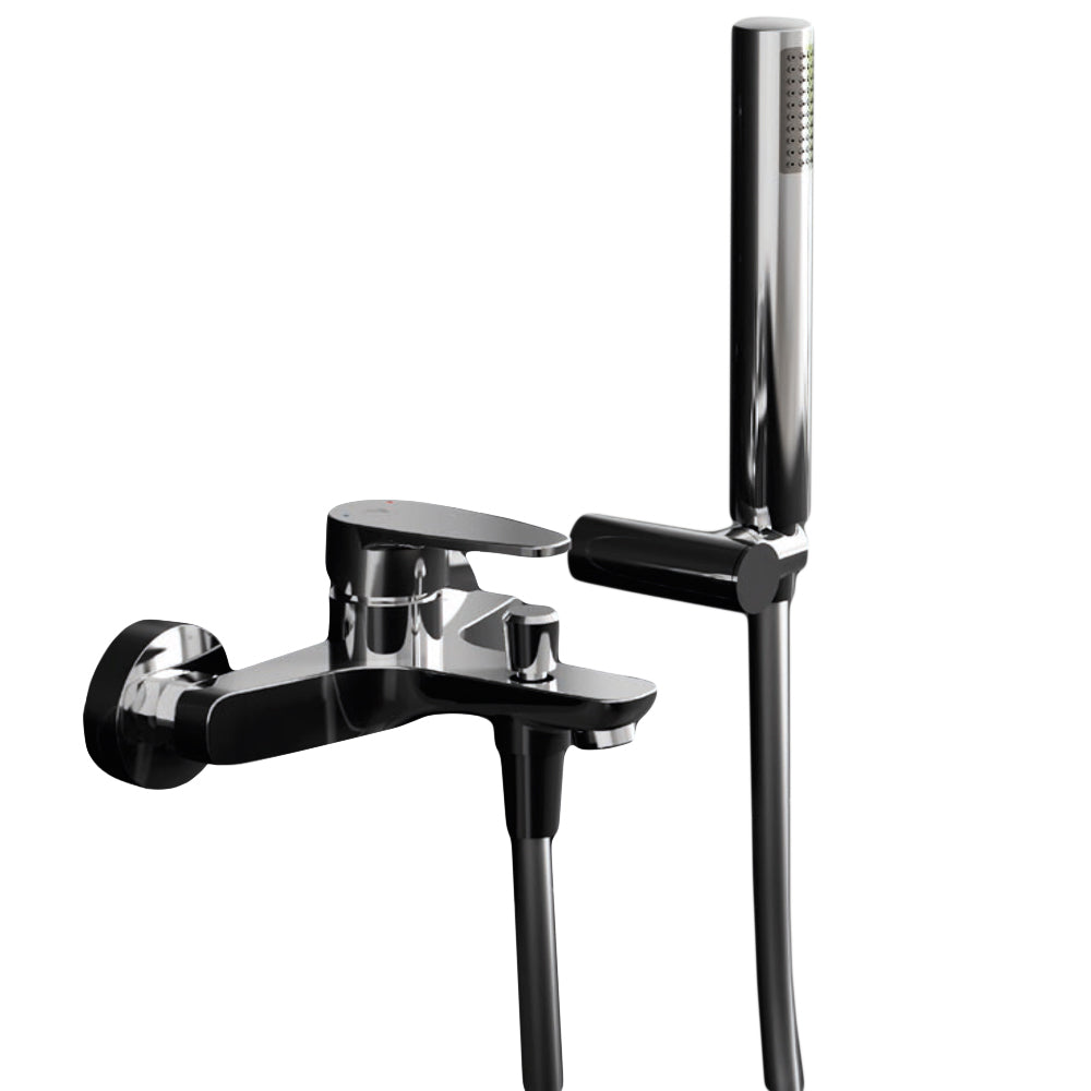Miscelatore vasca esterno Orion ottone cromato fornito con set doccia by CeramicStore | Lo specialista del tuo bagno