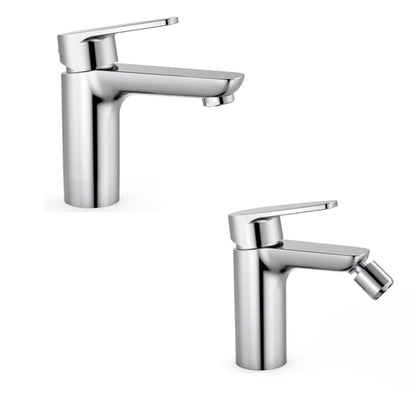 Composizione Orion con miscelatore lavabo+ bidet in ottone cromato by CeramicStore | Lo specialista del tuo bagno