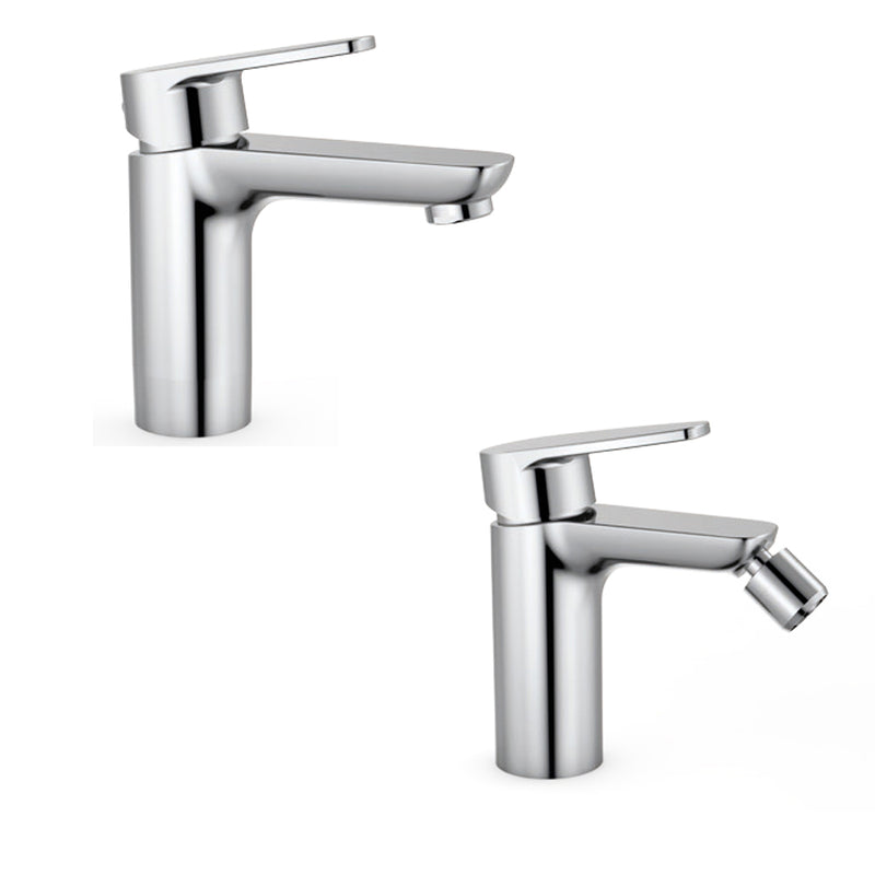 Composizione Orion con miscelatore lavabo+ bidet in ottone cromato by CeramicStore | Lo specialista del tuo bagno
