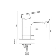 Composizione Orion con miscelatore lavabo+ bidet in ottone cromato by CeramicStore | Lo specialista del tuo bagno