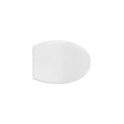 Sedile wc bianco per Globo vaso serie Ronda larghezza 36
