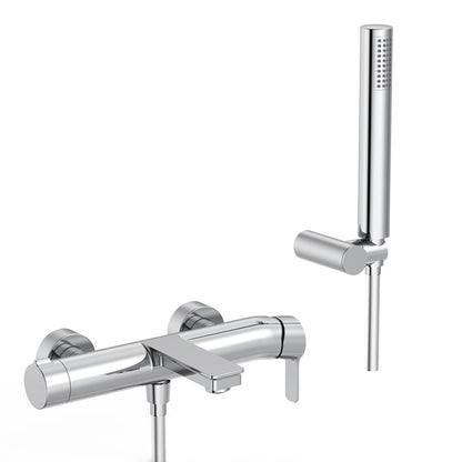 Miscelatore vasca esterno Brezza ottone cromo completo di set doccia by CeramicStore | Lo specialista del tuo bagno