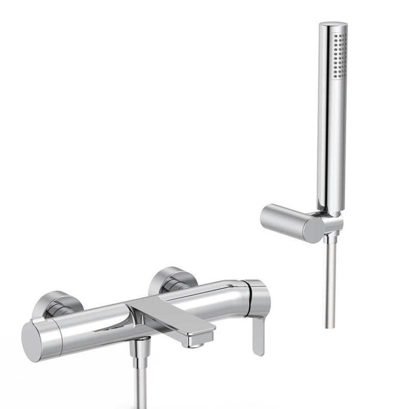 Miscelatore vasca esterno Brezza ottone cromo completo di set doccia by CeramicStore | Lo specialista del tuo bagno