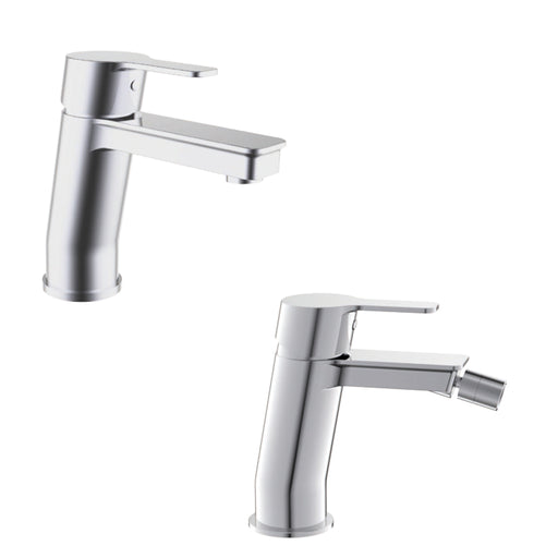 Composizione Brezza con miscelatore lavabo+ bidet in ottone cromato by CeramicStore | Lo specialista del tuo bagno