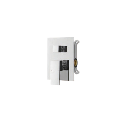 Miscelatore doccia meccanico ad incasso mod. 'Q' in ottone con deviatore 2 vie by CeramicStore | Lo specialista del tuo bagno