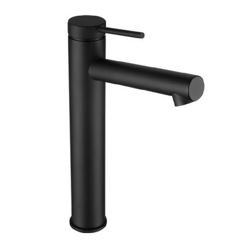 Miscelatore monocomando lavabo Alto senza scarico Nero Opaco Argo collezione Alba