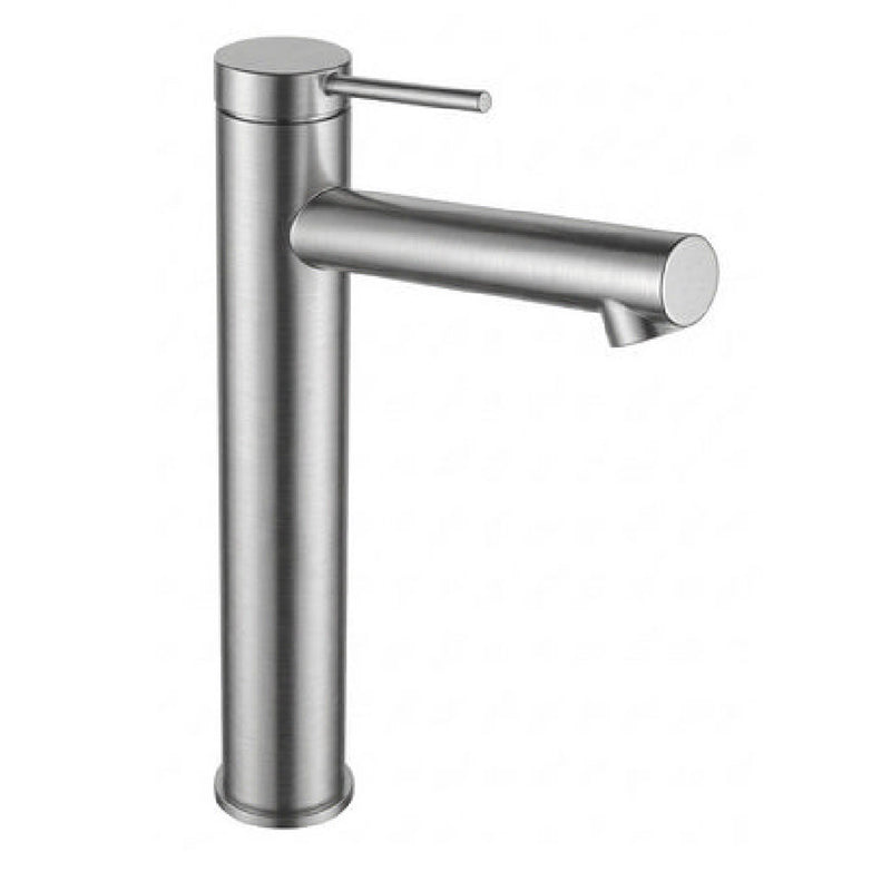 Miscelatore monocomando lavabo Alto senza scarico PVD Grigio Argo collezione Alba