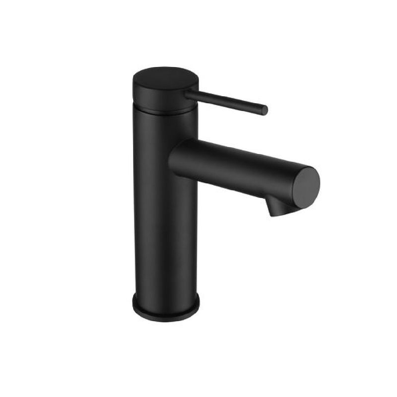 Miscelatore monocomando lavabo senza scarico Nero Opaco Argo collezione Alba