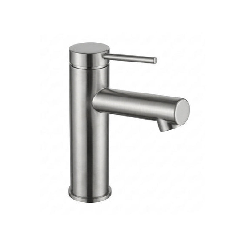 Miscelatore monocomando lavabo senza scarico PVD Grigio Argo collezione Alba