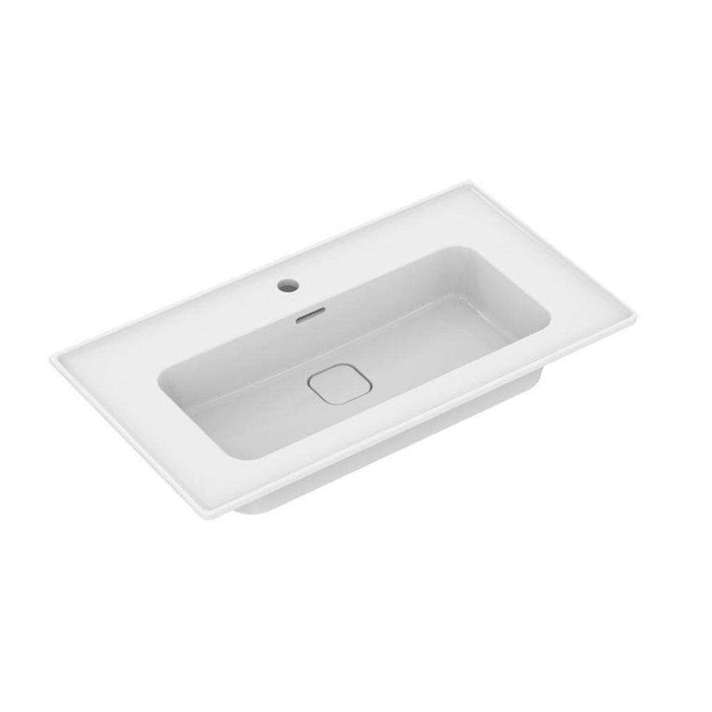 Lavabo sospeso da 80 cm Ideal Standard Strada II copripiletta in ceramica inclusa by CeramicStore | Lo specialista del tuo bagno
