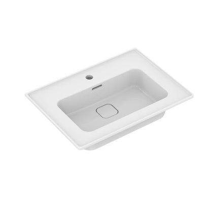 Lavabo sospeso da 60 cm Ideal Standard Strada II copripiletta in ceramica inclusa by CeramicStore | Lo specialista del tuo bagno