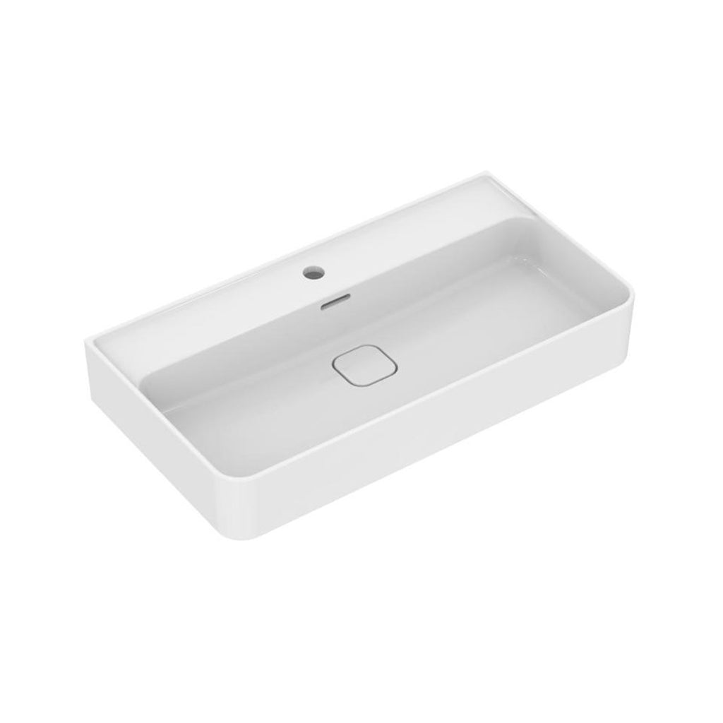 Lavabo sospeso da 100 cm Ideal Standard Strada II foro centrale aperto per rubinetteria by CeramicStore | Lo specialista del tuo bagno
