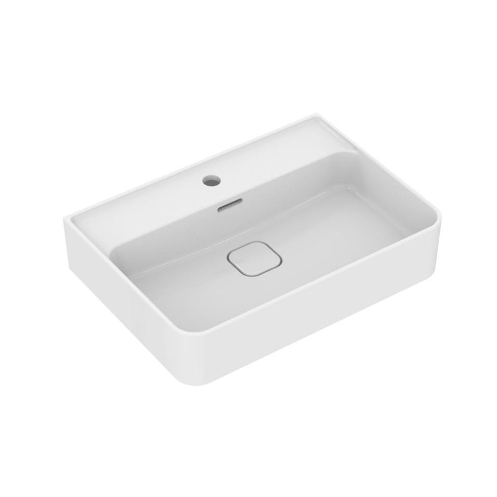 Lavabo sospeso da 60 cm Ideal Standard Strada II foro centrale aperto per rubinetteria by CeramicStore | Lo specialista del tuo bagno