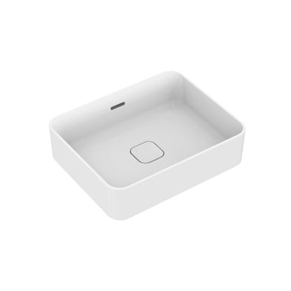 Lavabo d'appoggio 50x40 Ideal Standard Strada II senza foro rubinetto