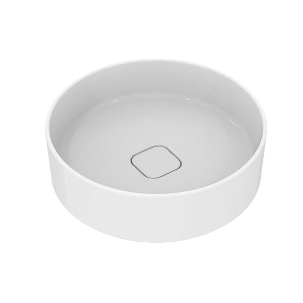 Lavabo d' appoggio 45x45 Ideal Standard Strada II senza foro rubinetto e troppopieno