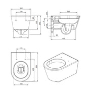 Sanitari sospesi Sanindusa Urb.Y PLUS 52 wc