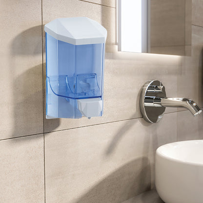 Dispenser dosa sapone o disinfettante mani a muro Gedy Snapper 450 ml in resina termoplastica bianco by CeramicStore | Lo specialista del tuo bagno