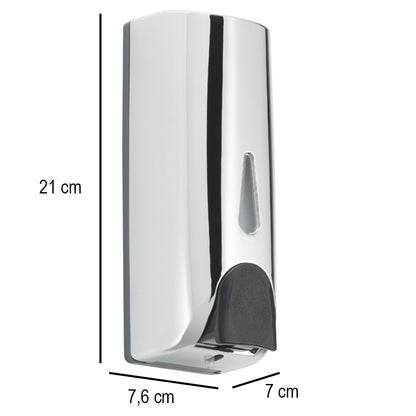 Dispenser sapone o disinfettante mani a parete di Gedy modello Squid - Cromato by CeramicStore | Lo specialista del tuo bagno
