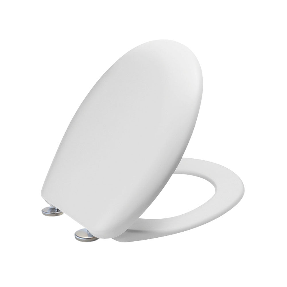 Sedile wc in termoindurente bianco per Globo vaso serie Prima larghezza con sedile soft close