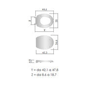 Sedile wc in termoindurente con chiusura soft per Vaso Incea Modello ISIDE