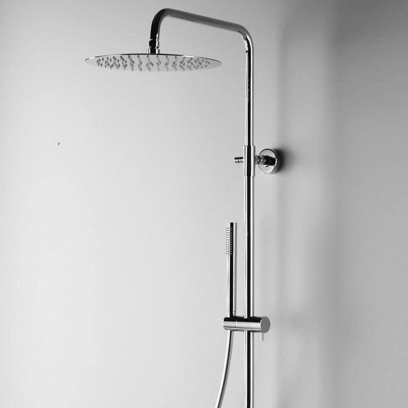 Colonna doccia termostatica Ares Althea LT con soffione tondo diametro 25 cm telescopica by CeramicStore | Lo specialista del tuo bagno