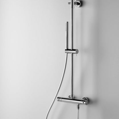 Colonna doccia termostatica Ares Althea LT con soffione tondo diametro 25 cm telescopica by CeramicStore | Lo specialista del tuo bagno