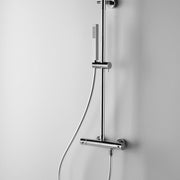 Colonna doccia termostatica Ares Althea LT con soffione quadrato 20x20 cm telescopica by CeramicStore | Lo specialista del tuo bagno