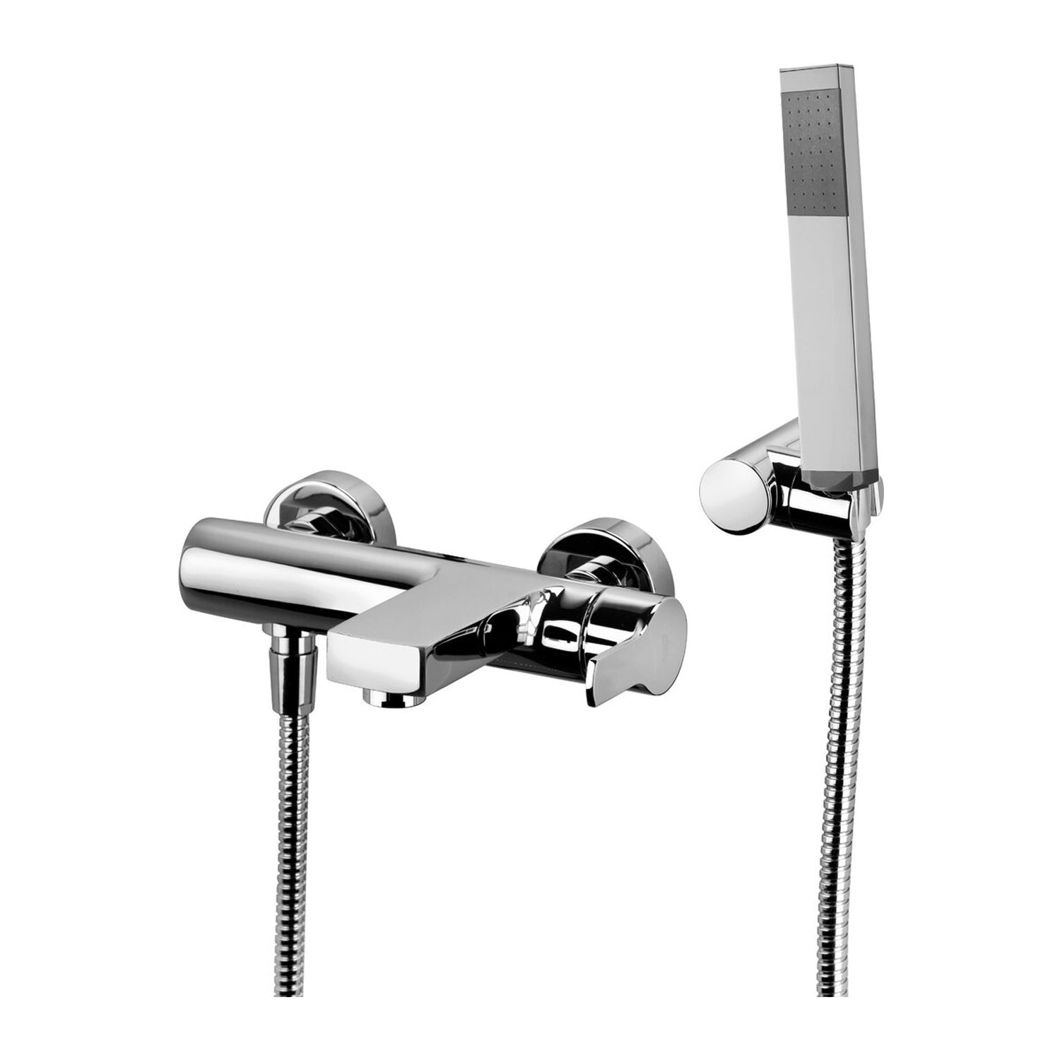 Miscelatore vasca/doccia con supporto a muro snodato Paffoni serie West - Cromato by CeramicStore | Lo specialista del tuo bagno