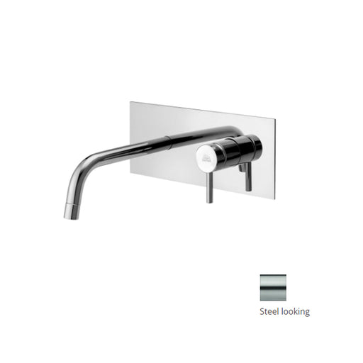 Miscelatore lavabo Incasso 2 Fori serie Light modello LIG105ST Steel Looking Paffoni by CeramicStore | Lo specialista del tuo bagno