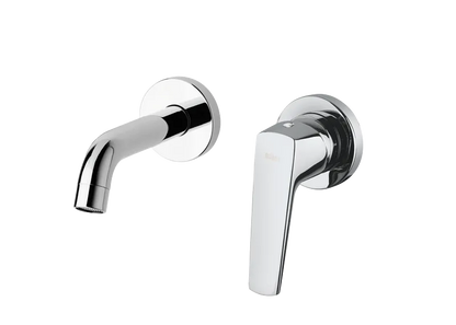 Set di Miscelatori Doccia, con Deviatore Lavabo incasso a parete e Bidet con scarico finitura cromata collezione Spartaco di Mamoli Rubinetterie by CeramicStore | Lo specialista del tuo bagno