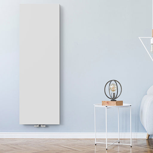 Termoarredo idraulico a piastra verticale modello TermoCrea Bianco 2000x585 mm interasse 50 mm By Scirocco by CeramicStore | Lo specialista del tuo bagno