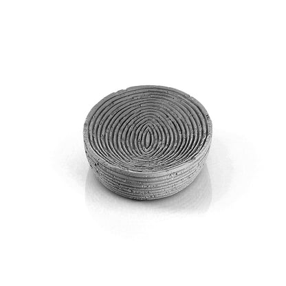 Portasapone da appoggio in resina Gedy serie Gemini - Grigio