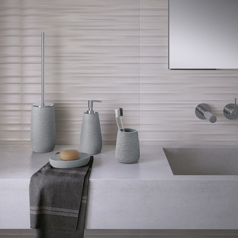 Scopino da appoggio in resina Gedy serie Gemini - Grigio by CeramicStore | Lo specialista del tuo bagno