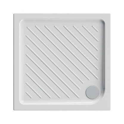 Piatto doccia Dolomite in Ceramica 80x80 Altezza 7 cm quadrato modello Gemma 2 by CeramicStore | Lo specialista del tuo bagno