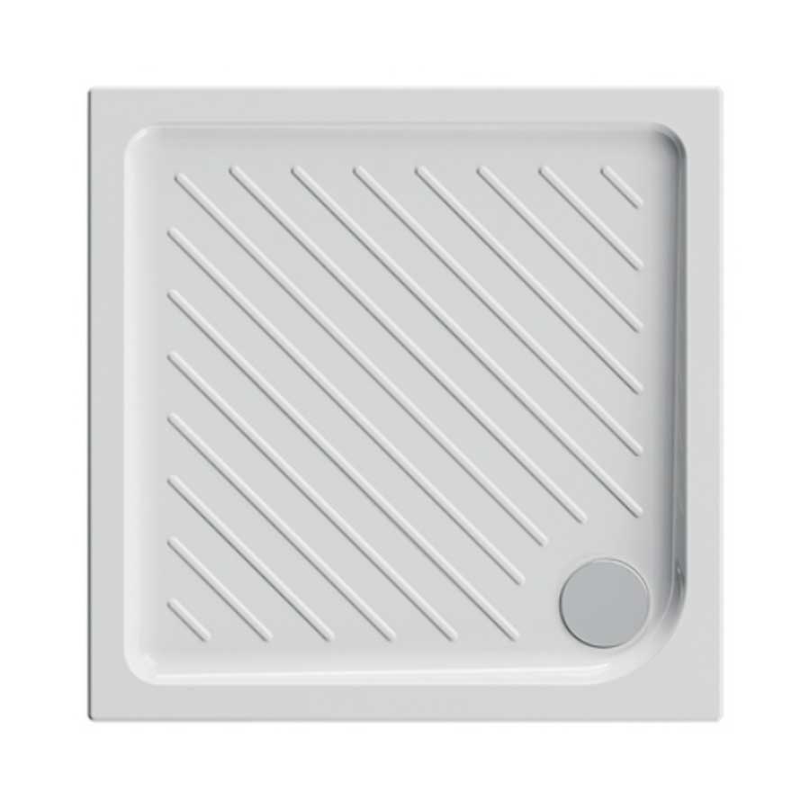 Piatto doccia Dolomite in Ceramica 70x70 Altezza 7 cm quadrato modello Gemma 2 by CeramicStore | Lo specialista del tuo bagno