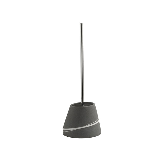 Scopino da appoggio con manico cromato Gedy serie Yvonne - Grigio by CeramicStore | Lo specialista del tuo bagno