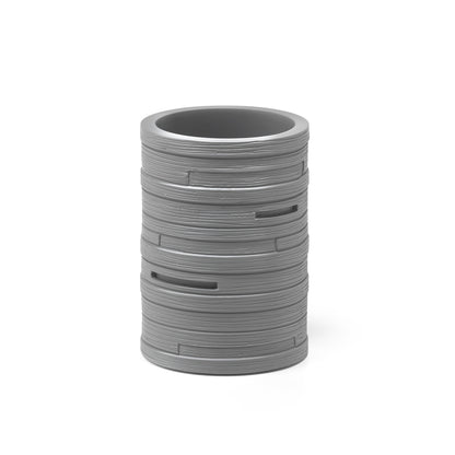 Portaspazzolini in resina Gedy serie Helen - Grigio