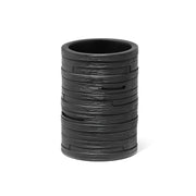 Portaspazzolini in resina Gedy serie Helen - Nero
