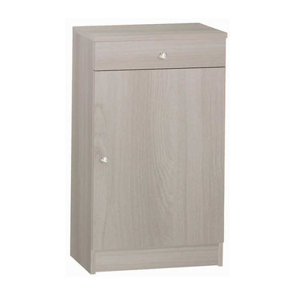 Mobile armadio portaoggetti con 1 anta e 1 cassetto finitura Olmo Chiaro by Sarmog by CeramicStore | Lo specialista del tuo bagno