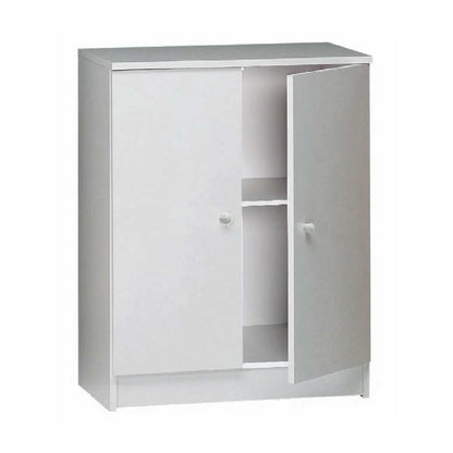 Mobile Basso 2 Ante con un ripiano regolabile finitura Bianco Liscio by Sarmog by CeramicStore | Lo specialista del tuo bagno