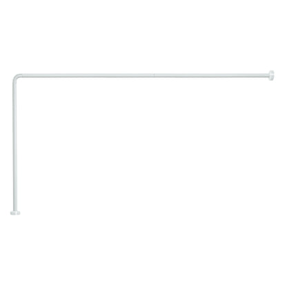 Asta doccia angolare in Alluminio 80x170 cm di Gedy - Bianco by CeramicStore | Lo specialista del tuo bagno
