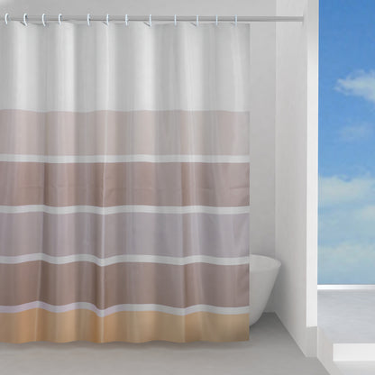 Tenda doccia in tessuto 240x200 cm modello Spiaggia di Gedy - Beige/Marrone by CeramicStore | Lo specialista del tuo bagno