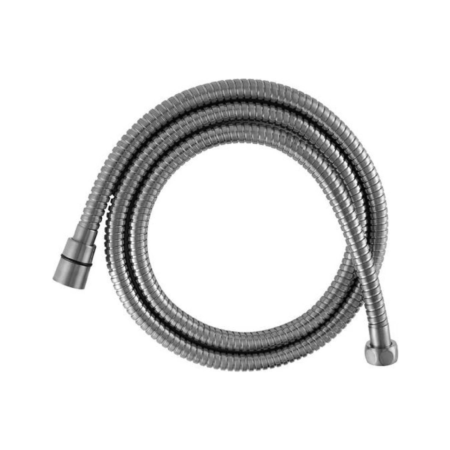 Paffoni flessibili in ottone Lusso 1/2€Gx1/2€G con calotta conica girevole - Steel Looking