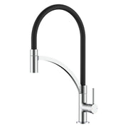 Miscelatore cucina 1 getto con canna flessibile in silicone nero Mixlav by CeramicStore | Lo specialista del tuo bagno