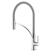Miscelatore cucina 1 getto con canna flessibile in silicone grigio Mixlav by CeramicStore | Lo specialista del tuo bagno