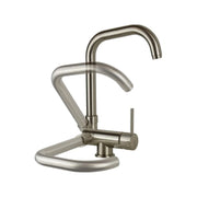 Miscelatore cucina con canna abbattibile nichel spazzolato Mixlav by CeramicStore | Lo specialista del tuo bagno
