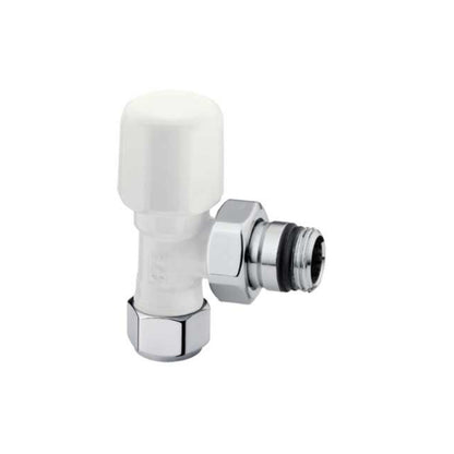 Valvola d'arredo a squadra per connessioni standard 1/2 - Bianca VERSIONE OUTLET by CeramicStore | Lo specialista del tuo bagno