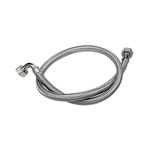 Tubo di carico inox gigante con curvetta cm 100
