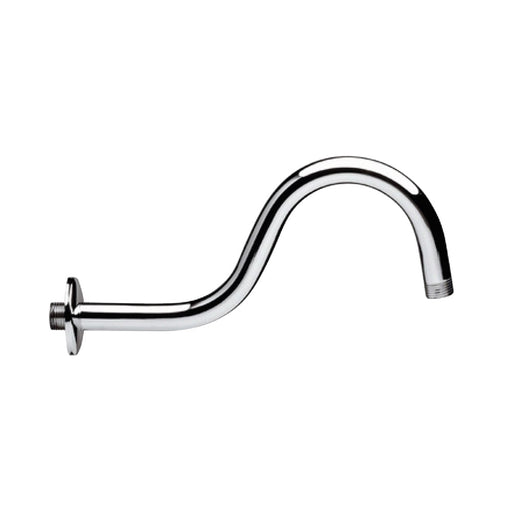 Braccio doccia curvo in ottone pesante cromato altezza 150 mm by CeramicStore | Lo specialista del tuo bagno
