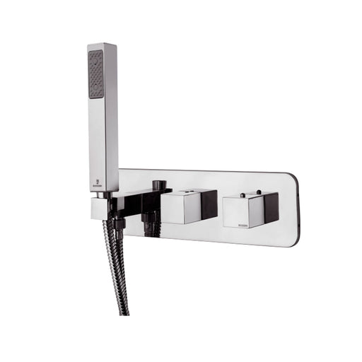 Kit doccia Bossini con miscelatore termostatico con deviatore 2 vie e doccia Cube by CeramicStore | Lo specialista del tuo bagno